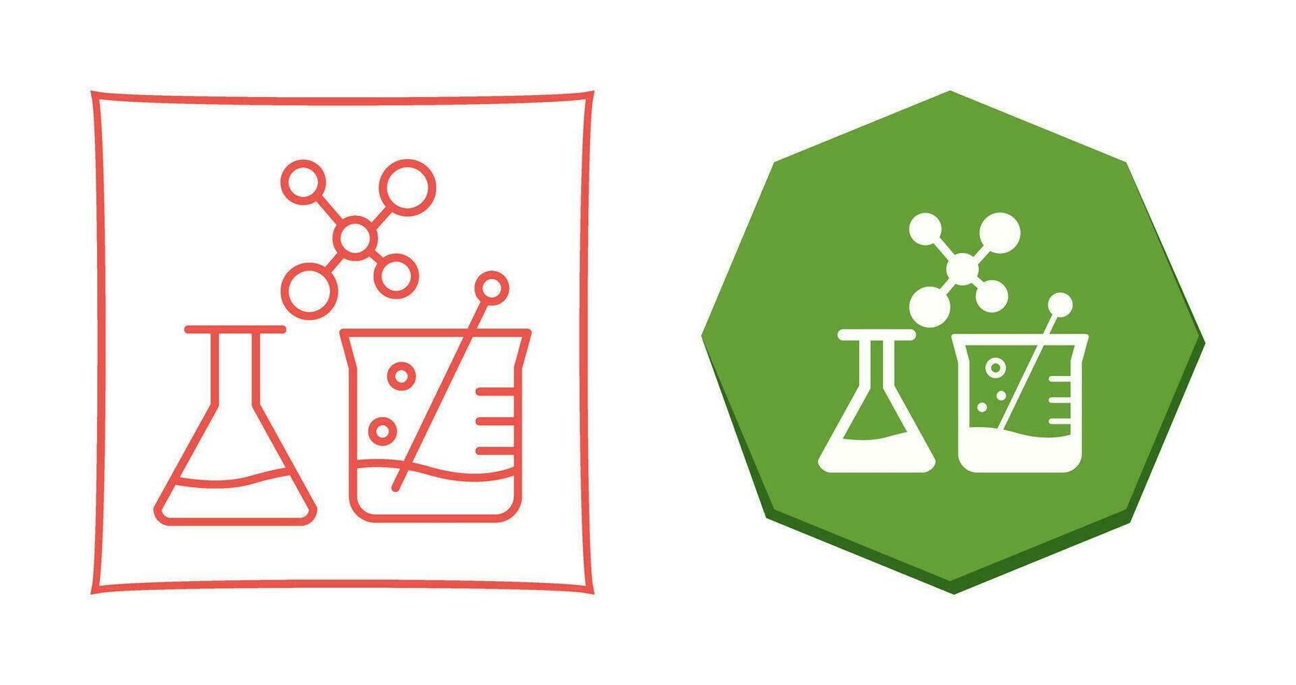 ícone de vetor de química