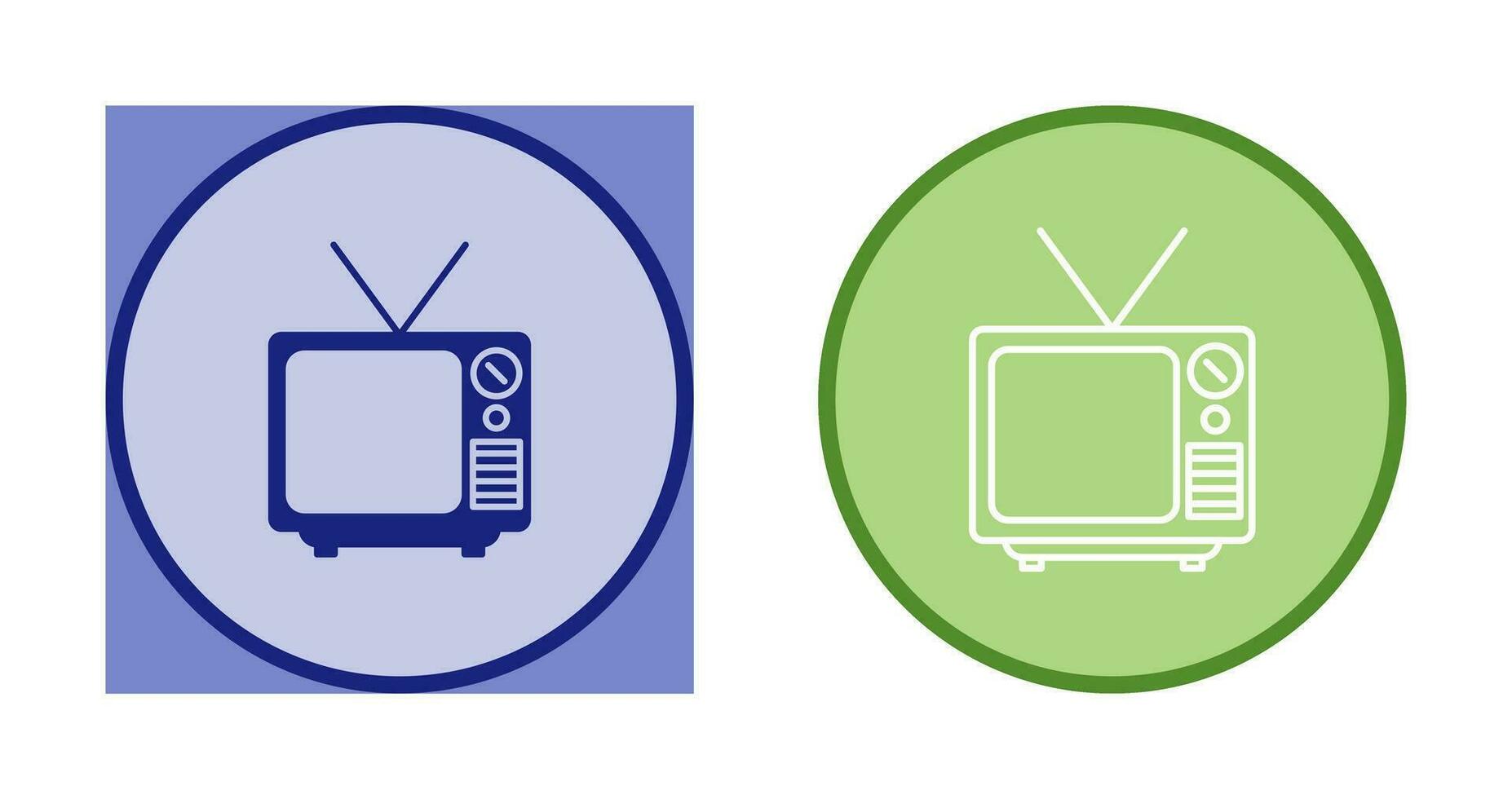 ícone de vetor de transmissão de televisão