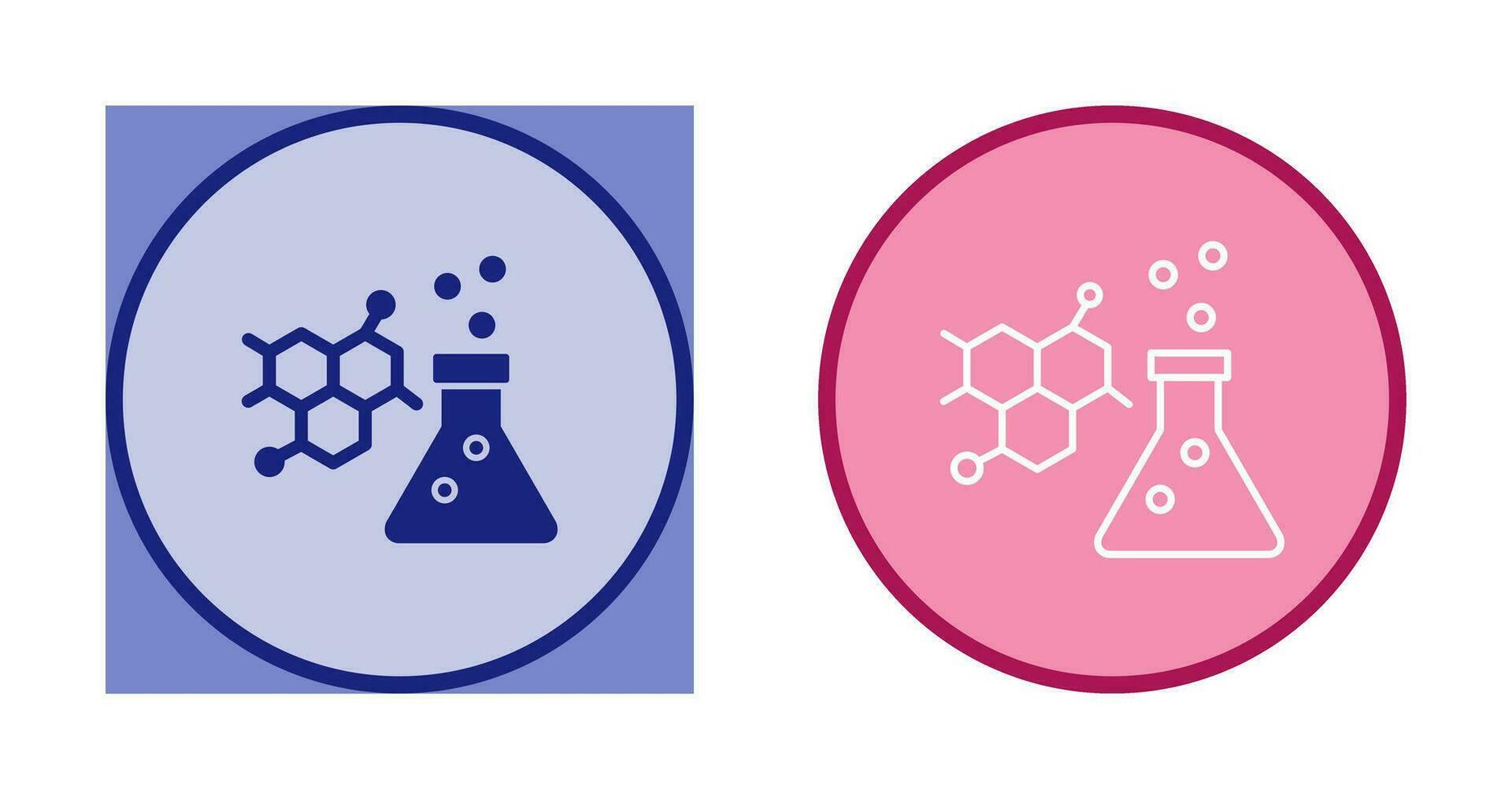 ícone de vetor de química