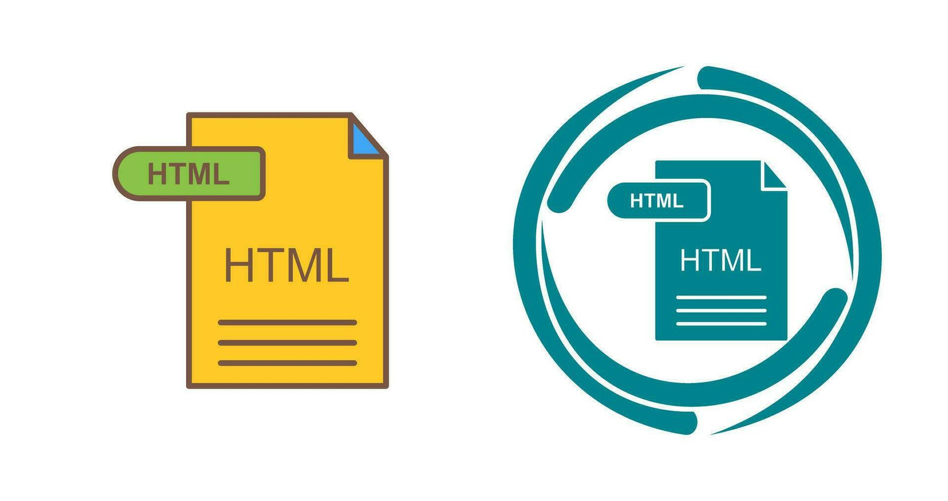 ícone do vetor html