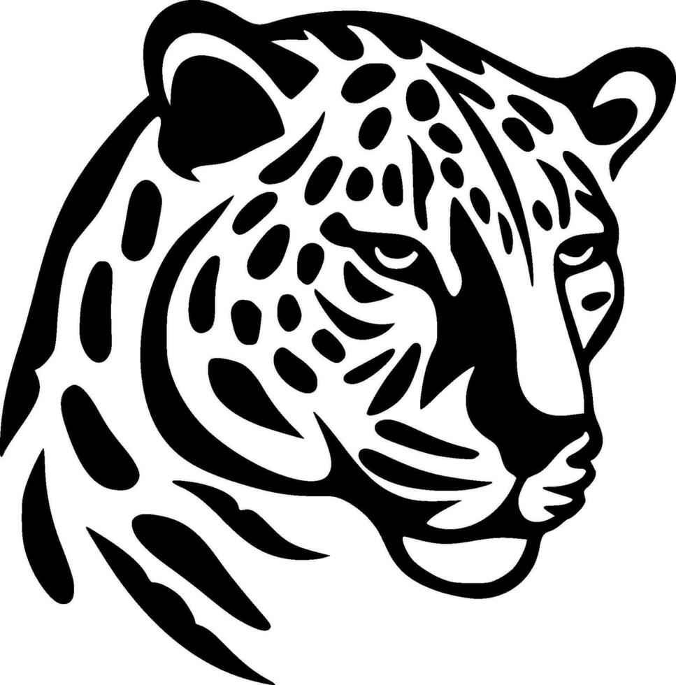 leopardo - minimalista e plano logotipo - vetor ilustração