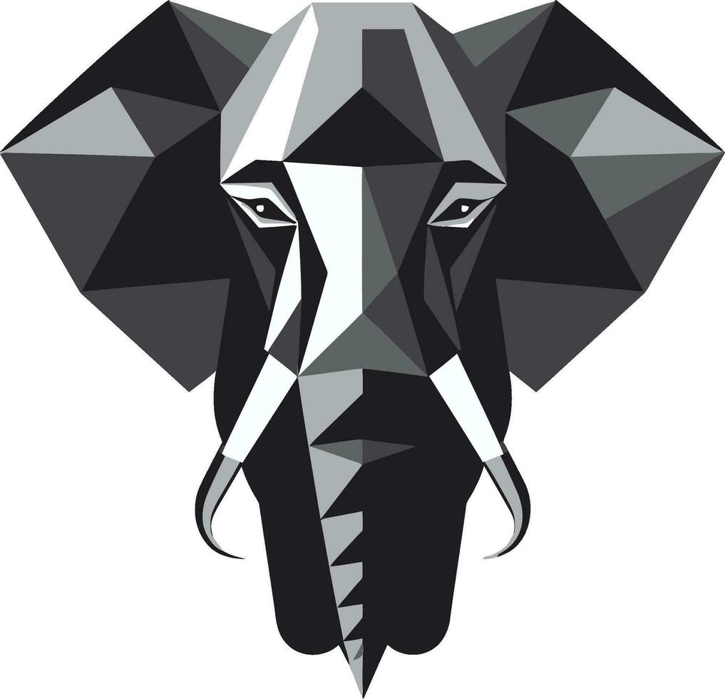 elefante logotipo com presas uma símbolo do poder e autoridade elefante logotipo com mãe e bezerro uma símbolo do família e nutrir vetor