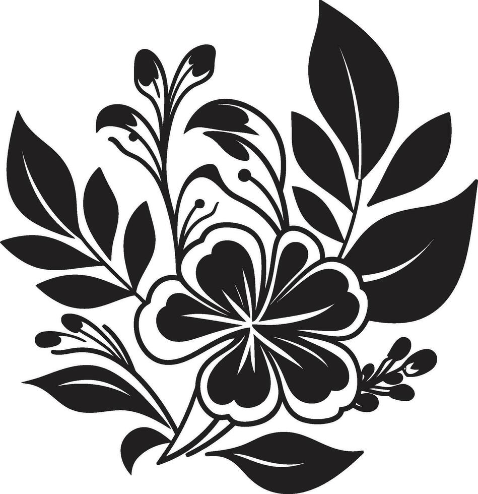 Preto vetor floral Projeto ícone uma versátil ícone este pode estar usava dentro qualquer Projeto decorativo floral Projeto ícone uma Preto vetor ícone este vai faço seu desenhos pop