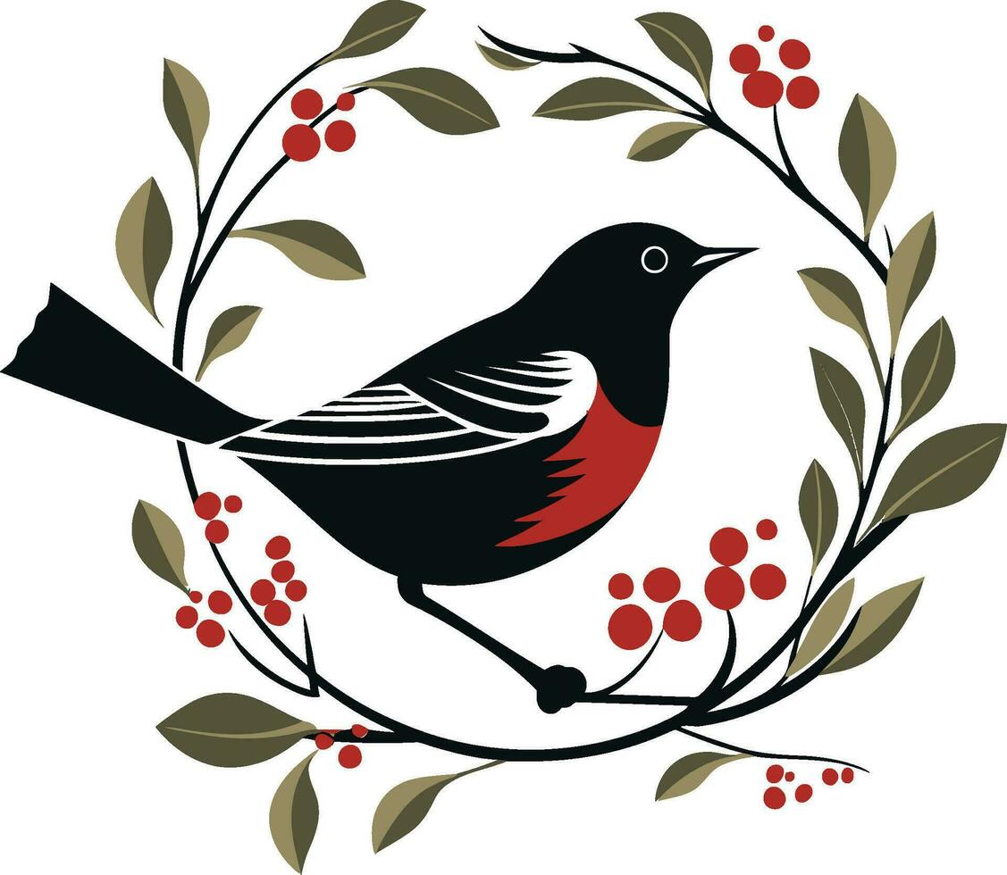 ícone do a bosques robin vetor logotipo serenata dentro simplicidade Preto pássaro emblema