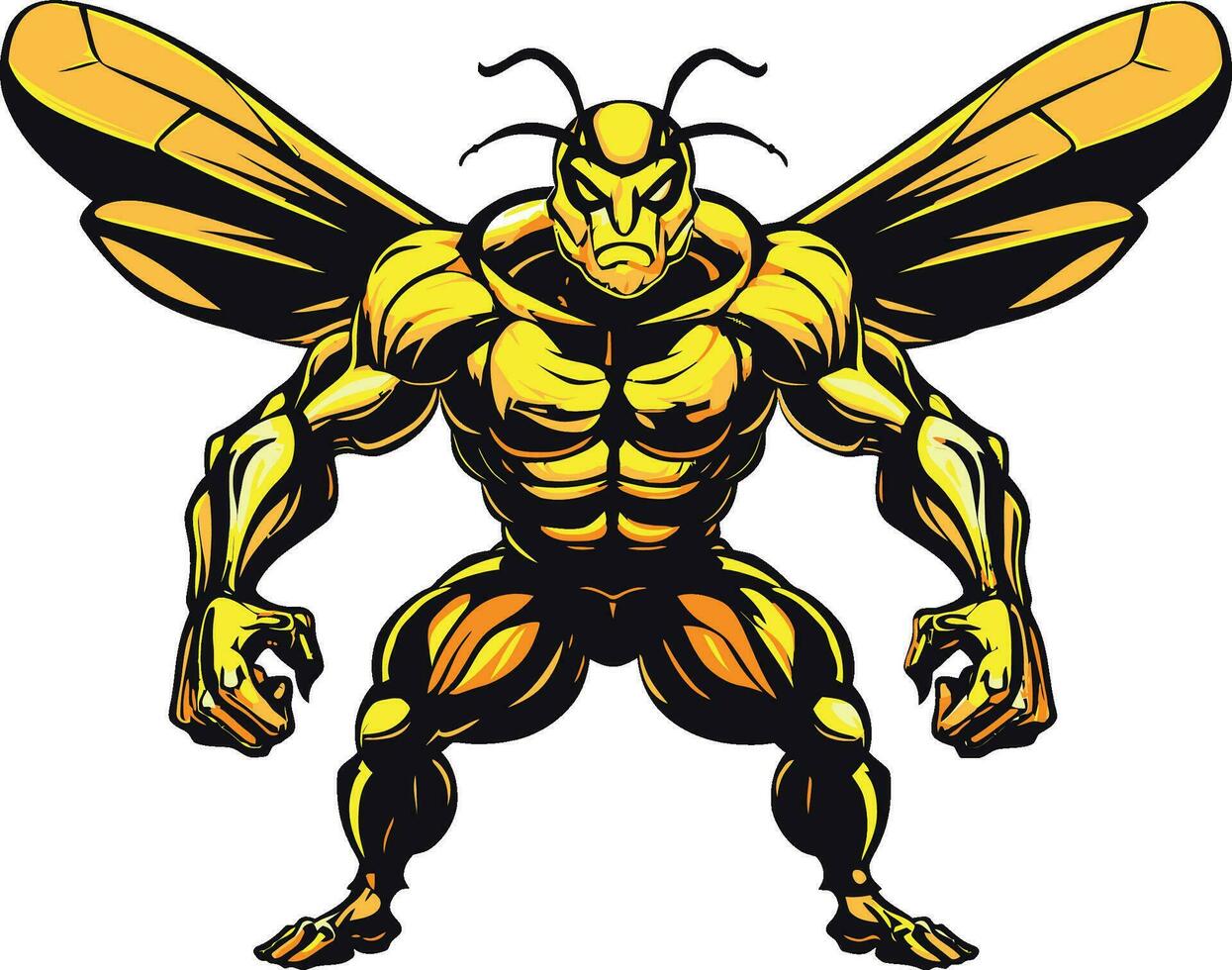 nobre vespa majestade Preto logotipo arte inseto silhueta excelência emblemático ícone vetor