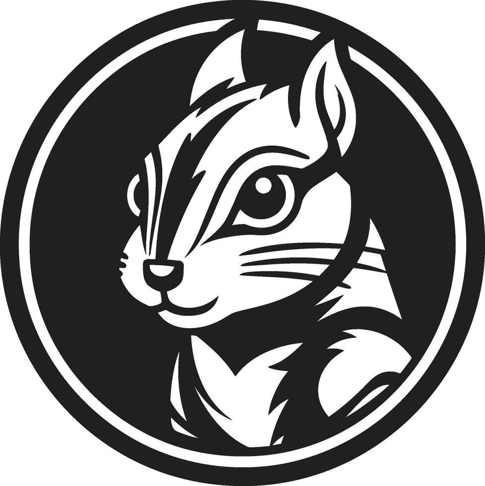 Esquilo logotipo ícone para artista Esquilo logotipo ícone para criativo profissional vetor