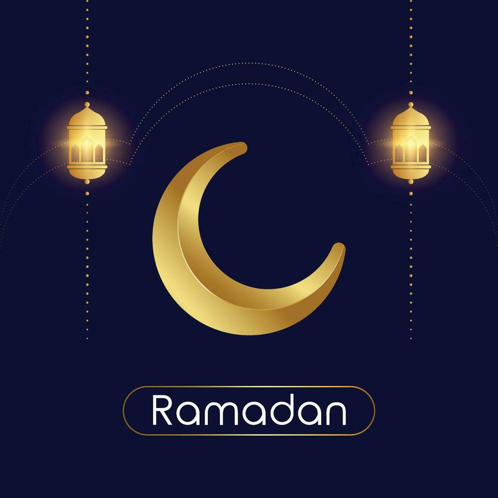 projeto de plano de fundo ramadan kareem. cartão de felicitações, banner, pôster. ilustração vetorial. vetor