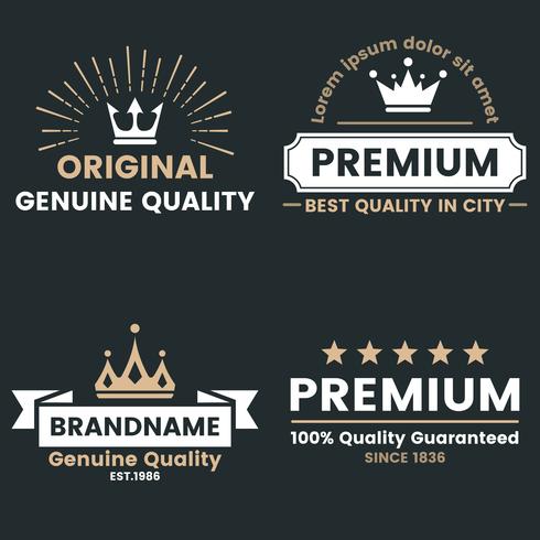 Vintage Retro Vector Logo para banner