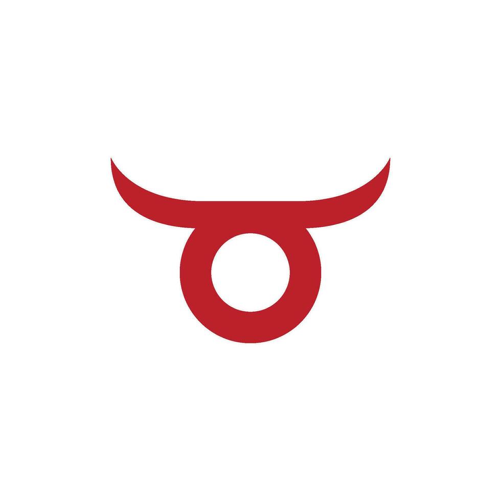 Taurus logo template vector icon ilustração design