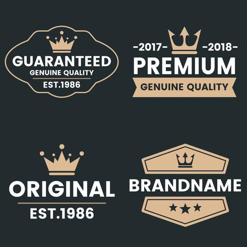 Vintage Retro Vector Logo para banner