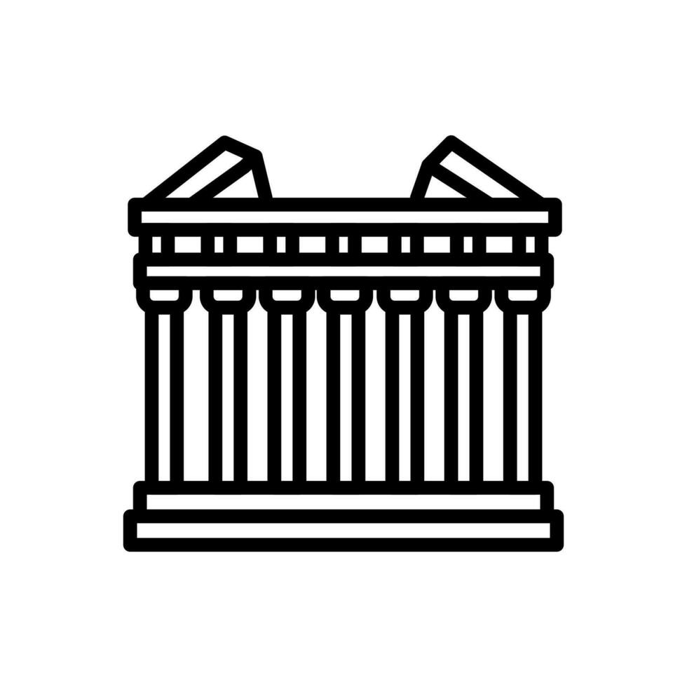 Atenas ícone dentro vetor. ilustração vetor