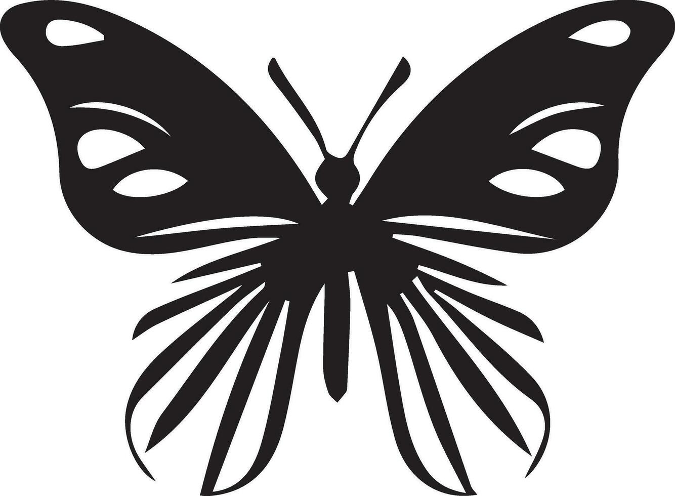 borboleta vetor silhueta ilustração 8