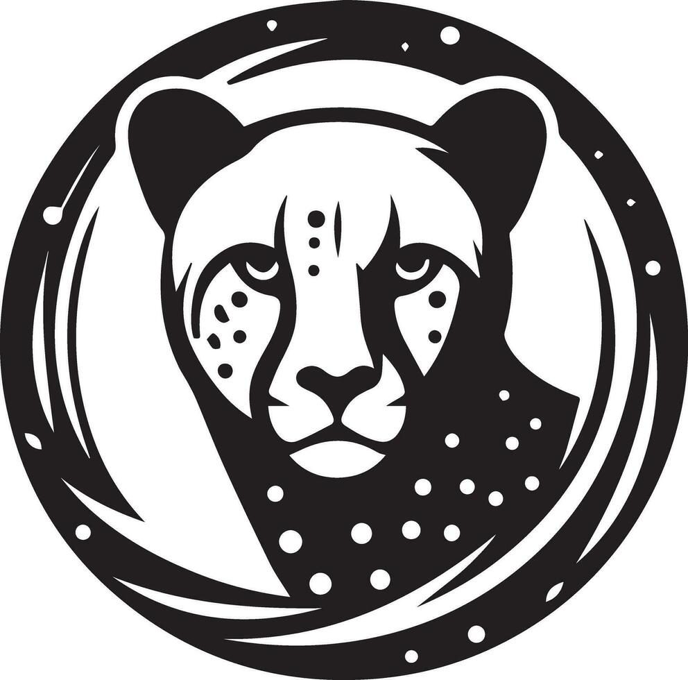 guepardo logotipo conceito vetor ilustração 3