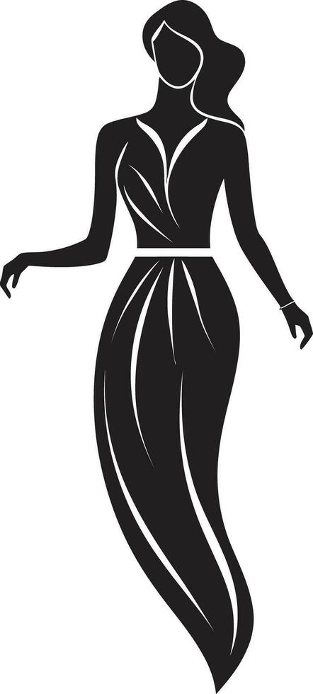 Eterno fascinar Preto face vetor ícone com fêmeas perfil elegante charme Preto logotipo com uma mulher face ícone