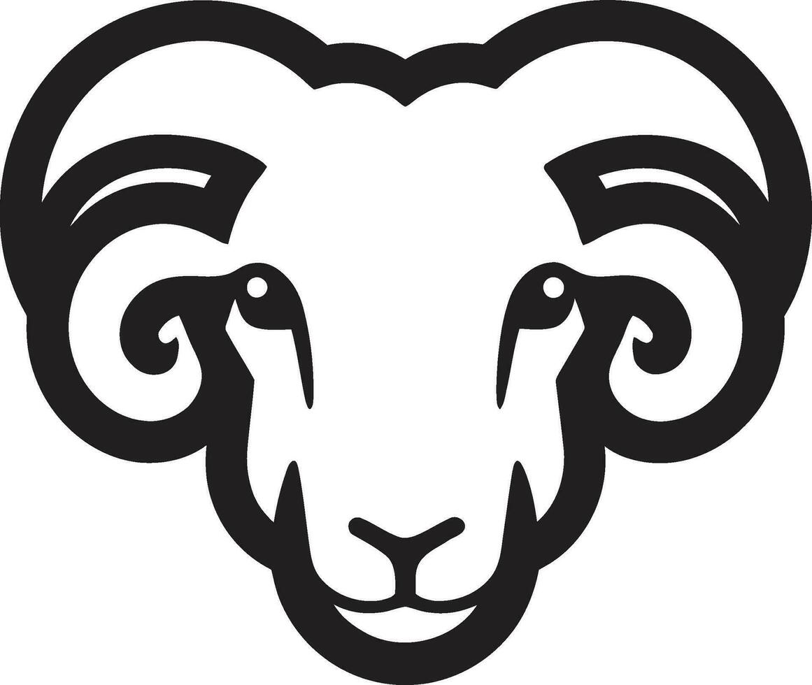 vetor rebanho símbolo ébano ovelha moderno Preto ovelha insígnia gracioso pastadores