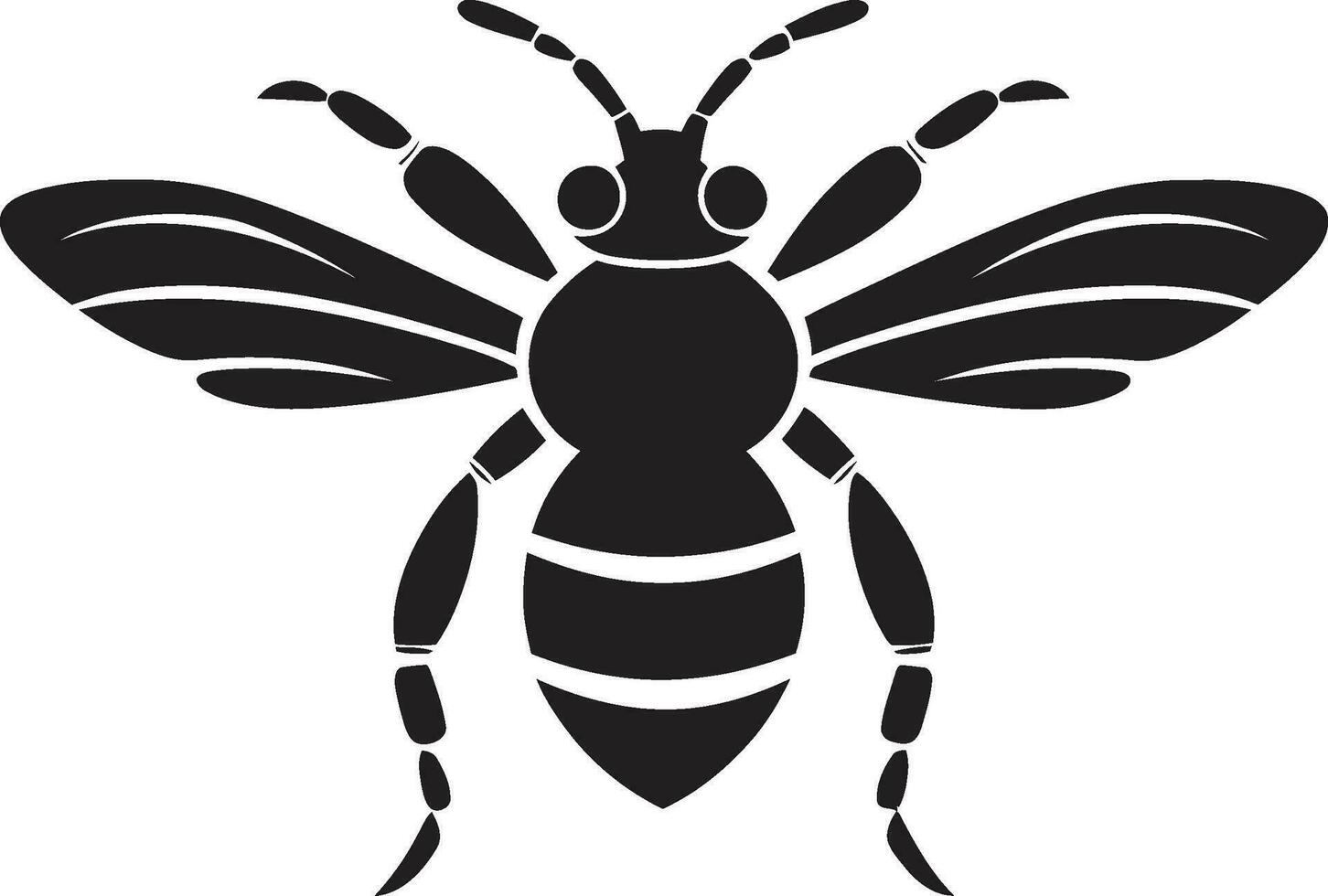 olhos do a vespa logotipo do graça silhueta do uma ardente aviador vetor