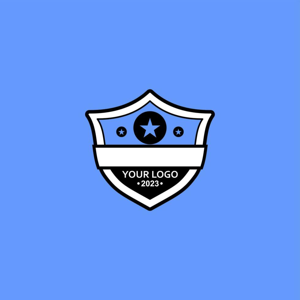 escudo logotipo ou ícone vetor