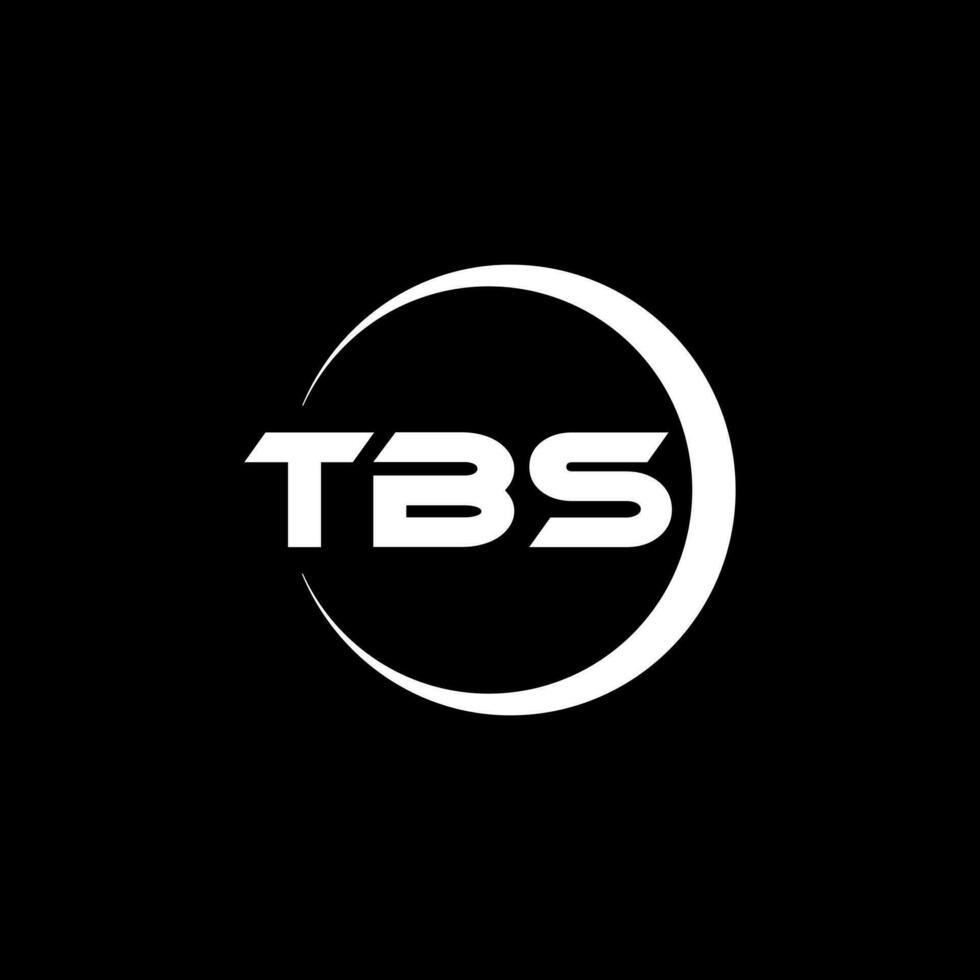 tbs carta logotipo projeto, inspiração para uma único identidade. moderno elegância e criativo Projeto. marca d'água seu sucesso com a impressionante isto logotipo. vetor