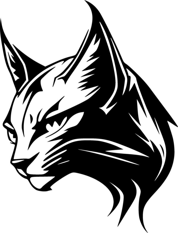 gato selvagem - Alto qualidade vetor logotipo - vetor ilustração ideal para camiseta gráfico