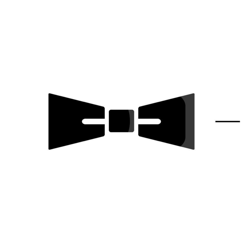 corbata bunda mosca ícone Projeto vetor