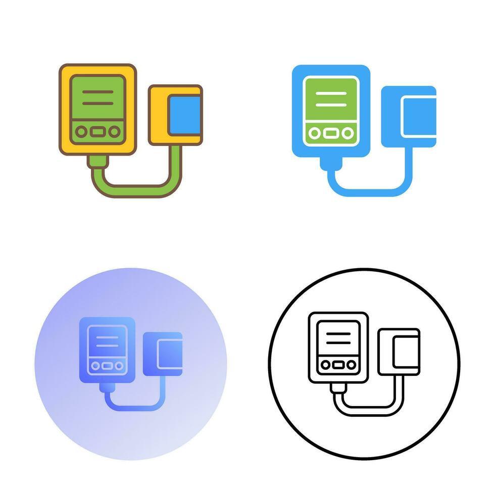 ícone de vetor de pressão arterial