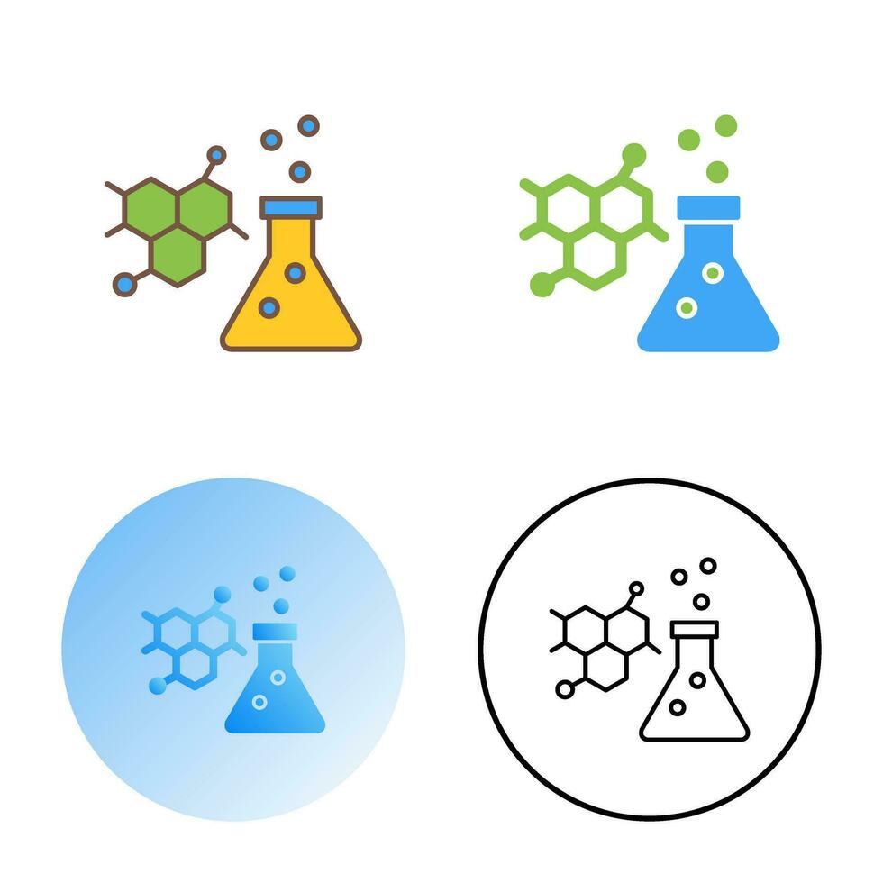 ícone de vetor de química