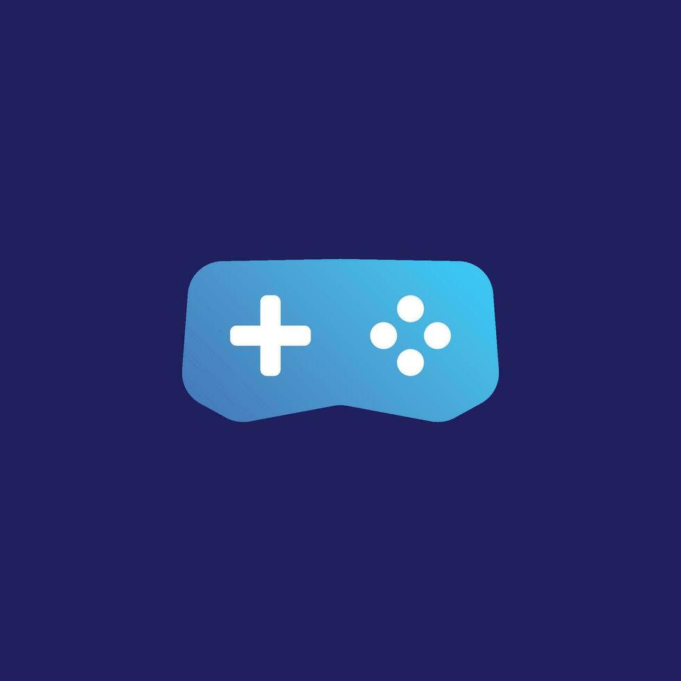 brincalhão controle de video game jogos logotipo modelo vetor