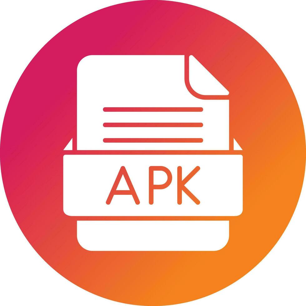 apk Arquivo formato vetor ícone