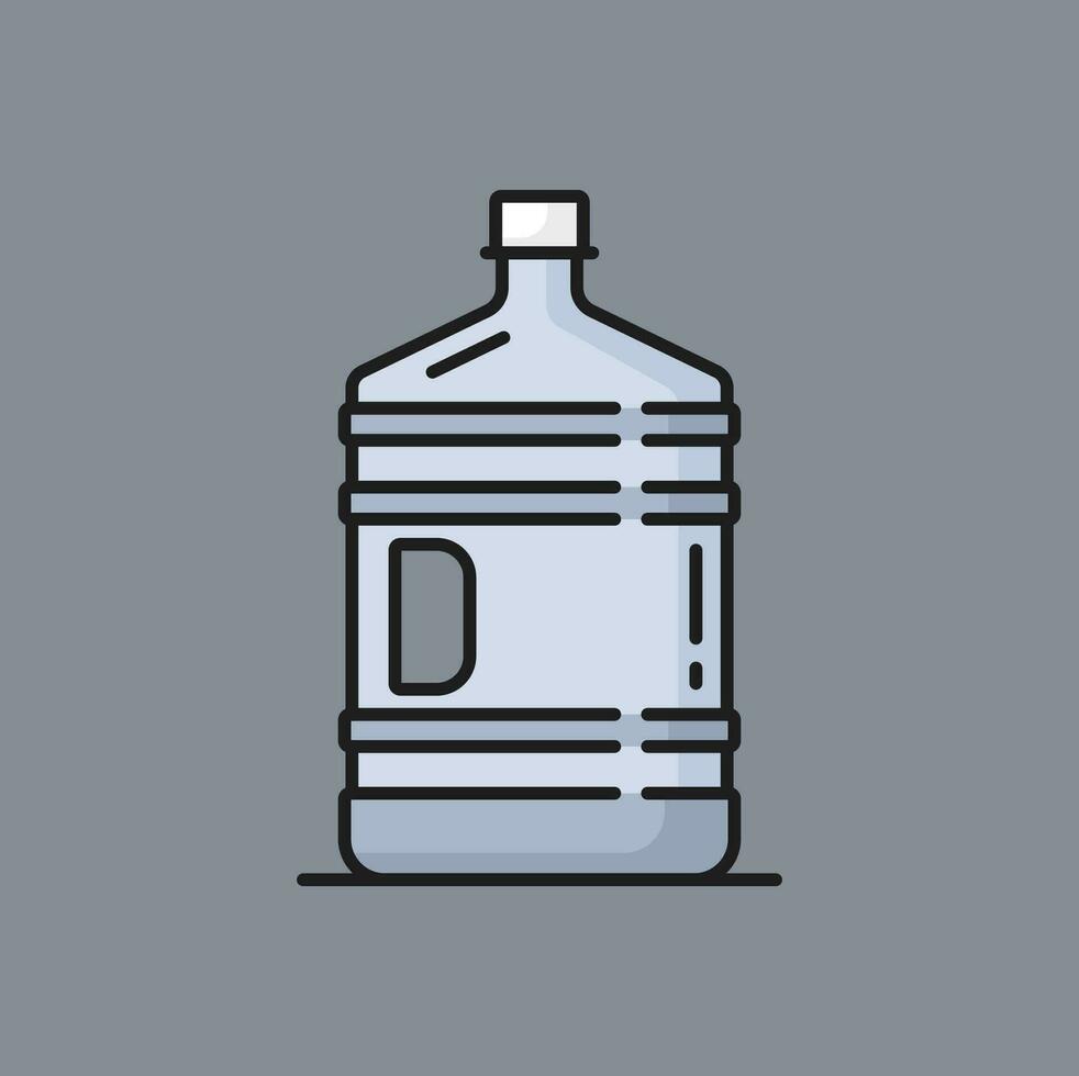 água tanque do garrafa, aqua beber recipiente pacote vetor