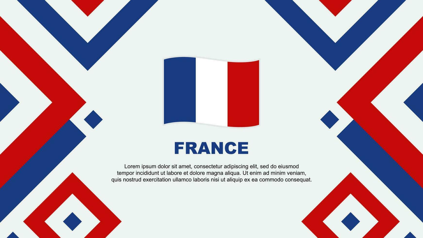 França bandeira abstrato fundo Projeto modelo. França independência dia bandeira papel de parede vetor ilustração. França modelo
