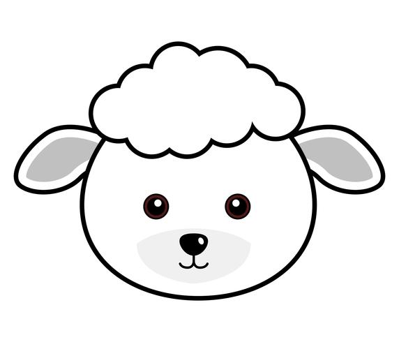Vetor de ovelhas