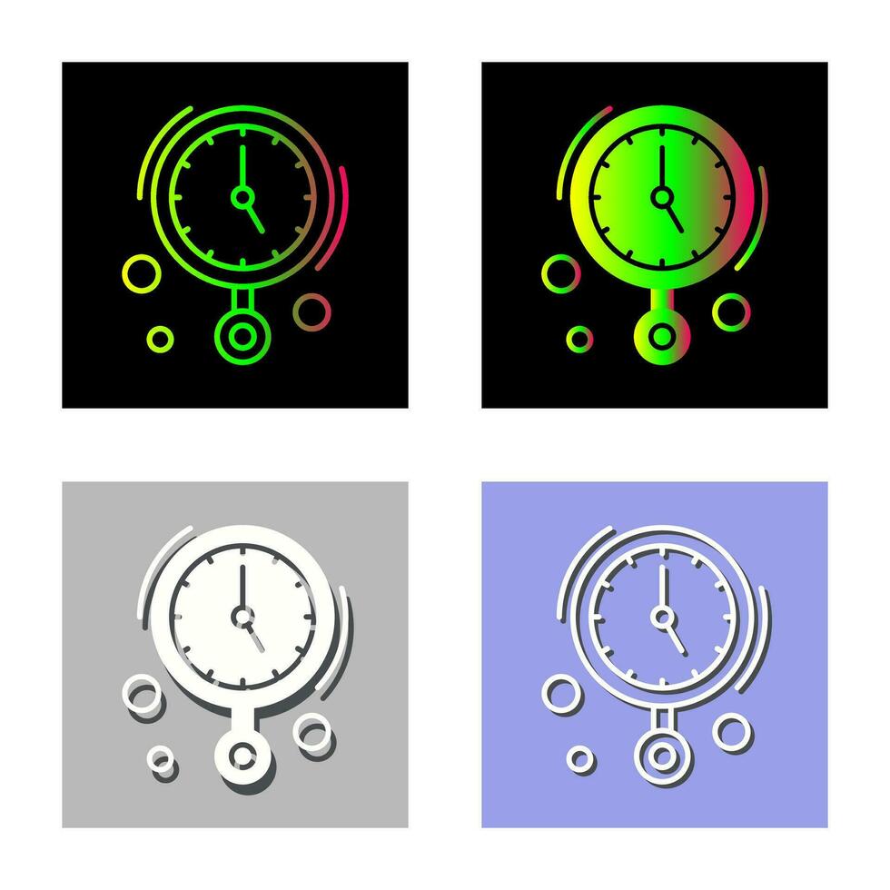 ícone de vetor de relógio de parede