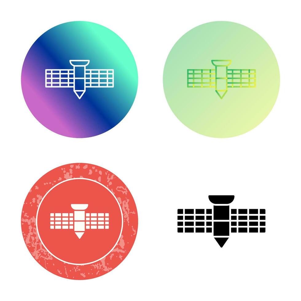 ícone de vetor de satélite