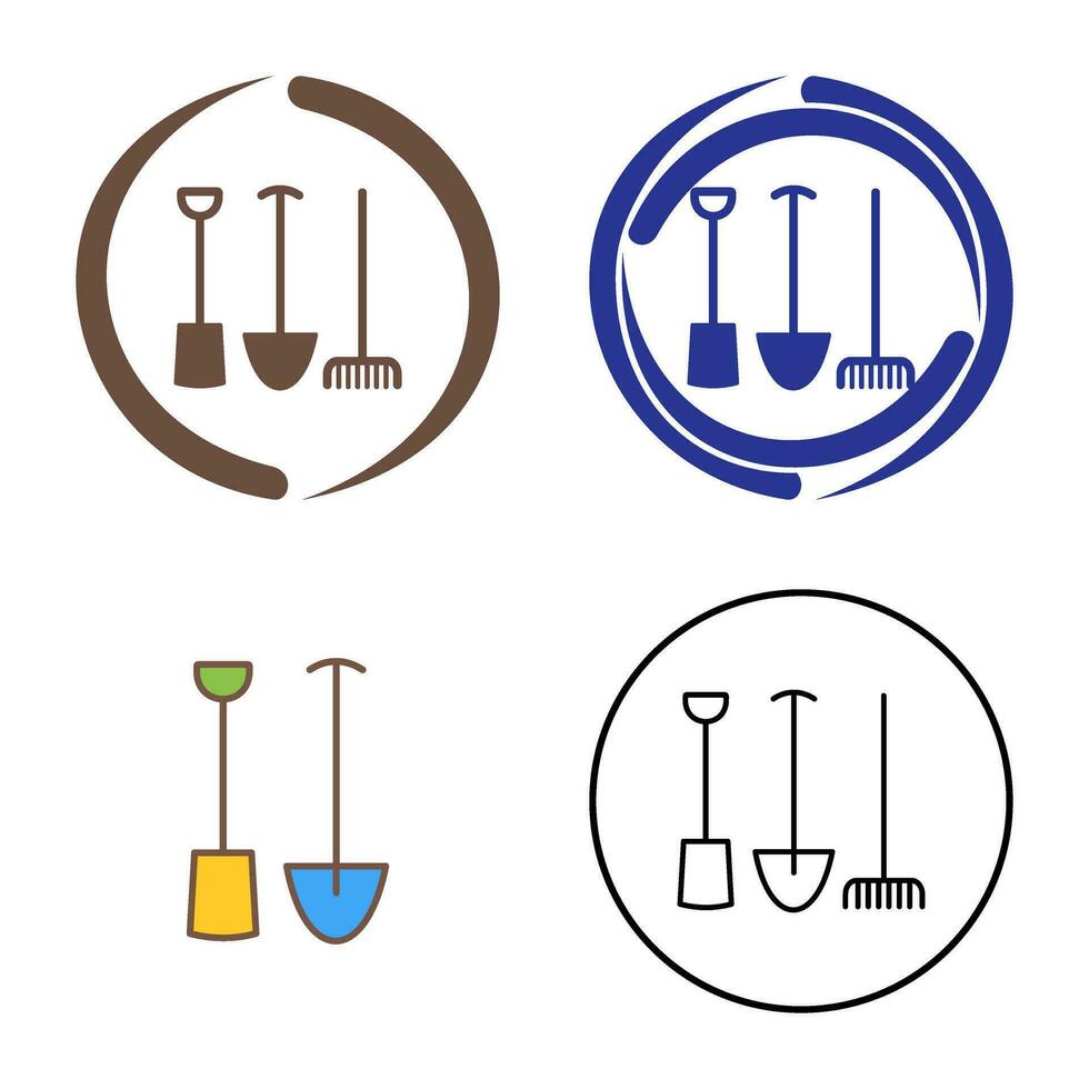 ícone de vetor de ferramentas de jardinagem