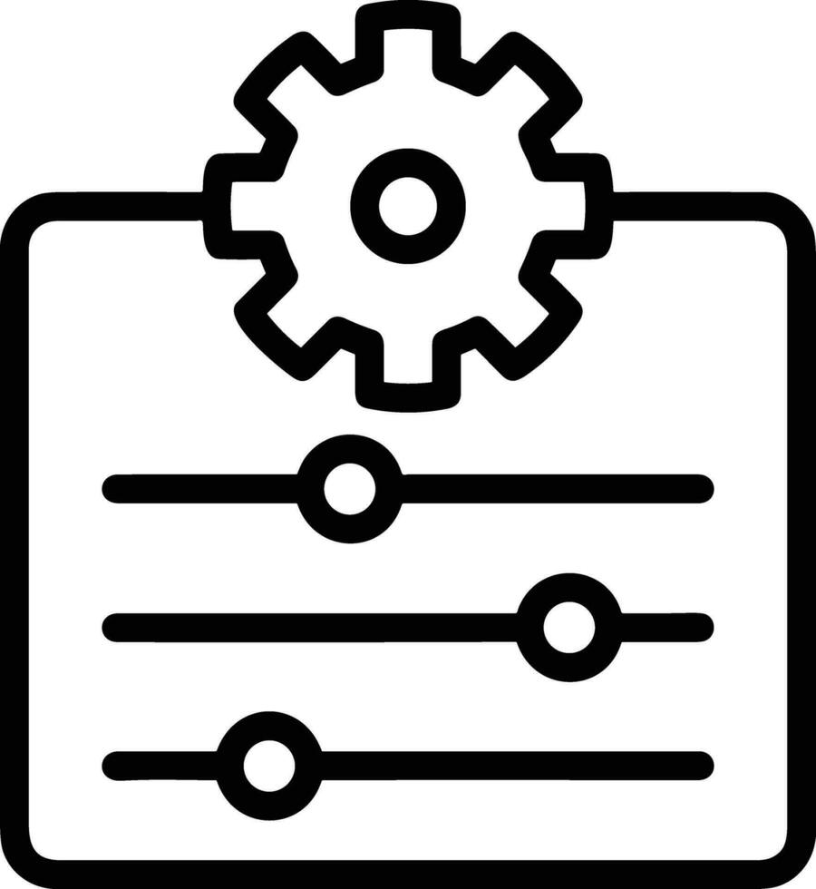 engrenagem configuração símbolo ícone vetor imagem. ilustração do a industrial roda mecine mecanismo Projeto imagem