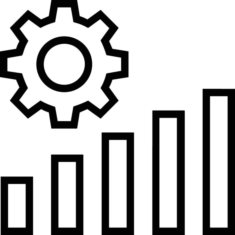 engrenagem configuração símbolo ícone vetor imagem. ilustração do a industrial roda mecine mecanismo Projeto imagem