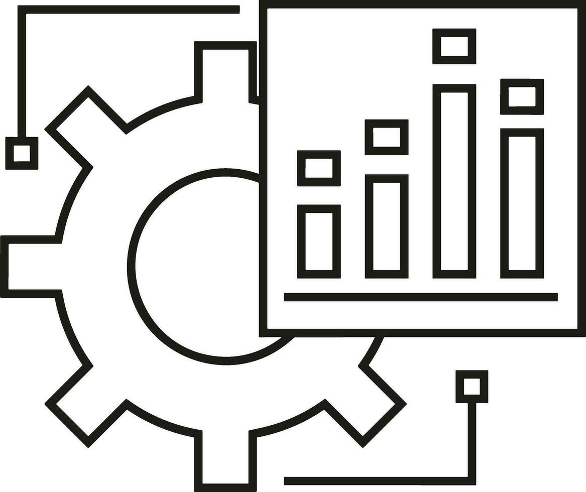 engrenagem configuração símbolo ícone vetor imagem. ilustração do a industrial roda mecine mecanismo Projeto imagem