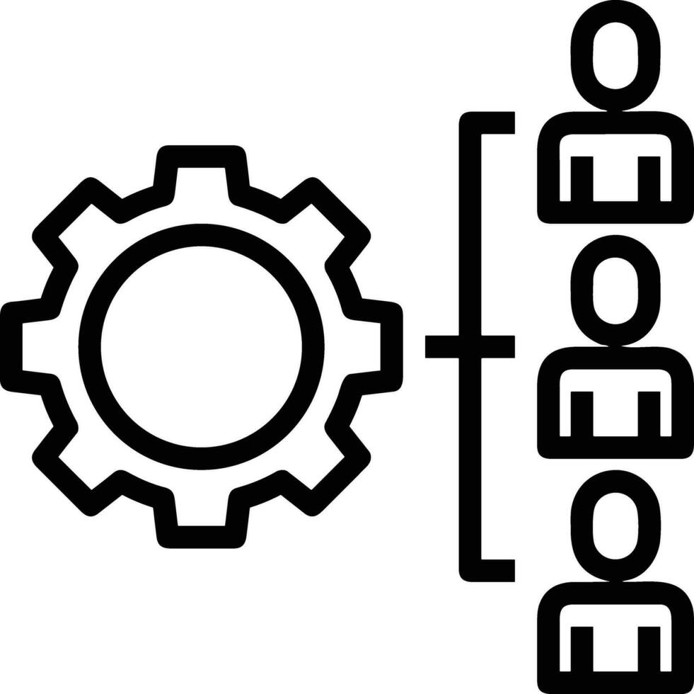 engrenagem configuração símbolo ícone vetor imagem. ilustração do a industrial roda mecine mecanismo Projeto imagem