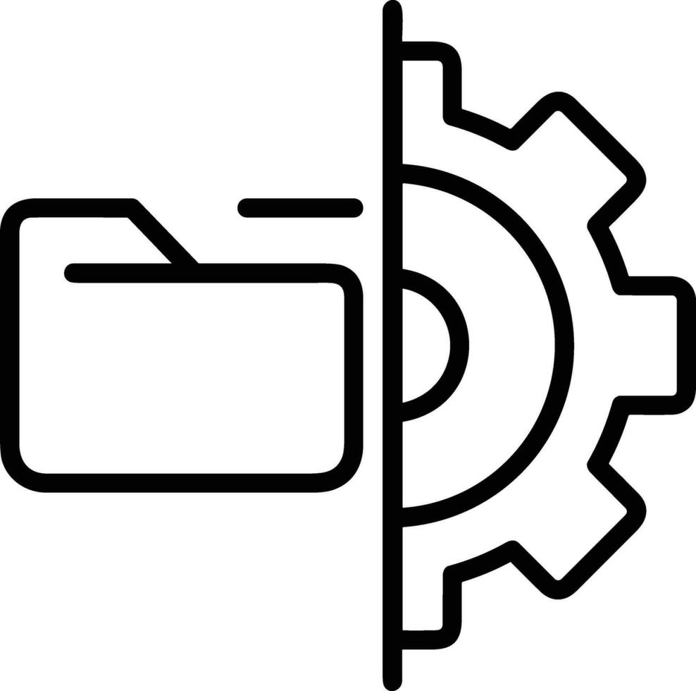 engrenagem configuração símbolo ícone vetor imagem. ilustração do a industrial roda mecine mecanismo Projeto imagem