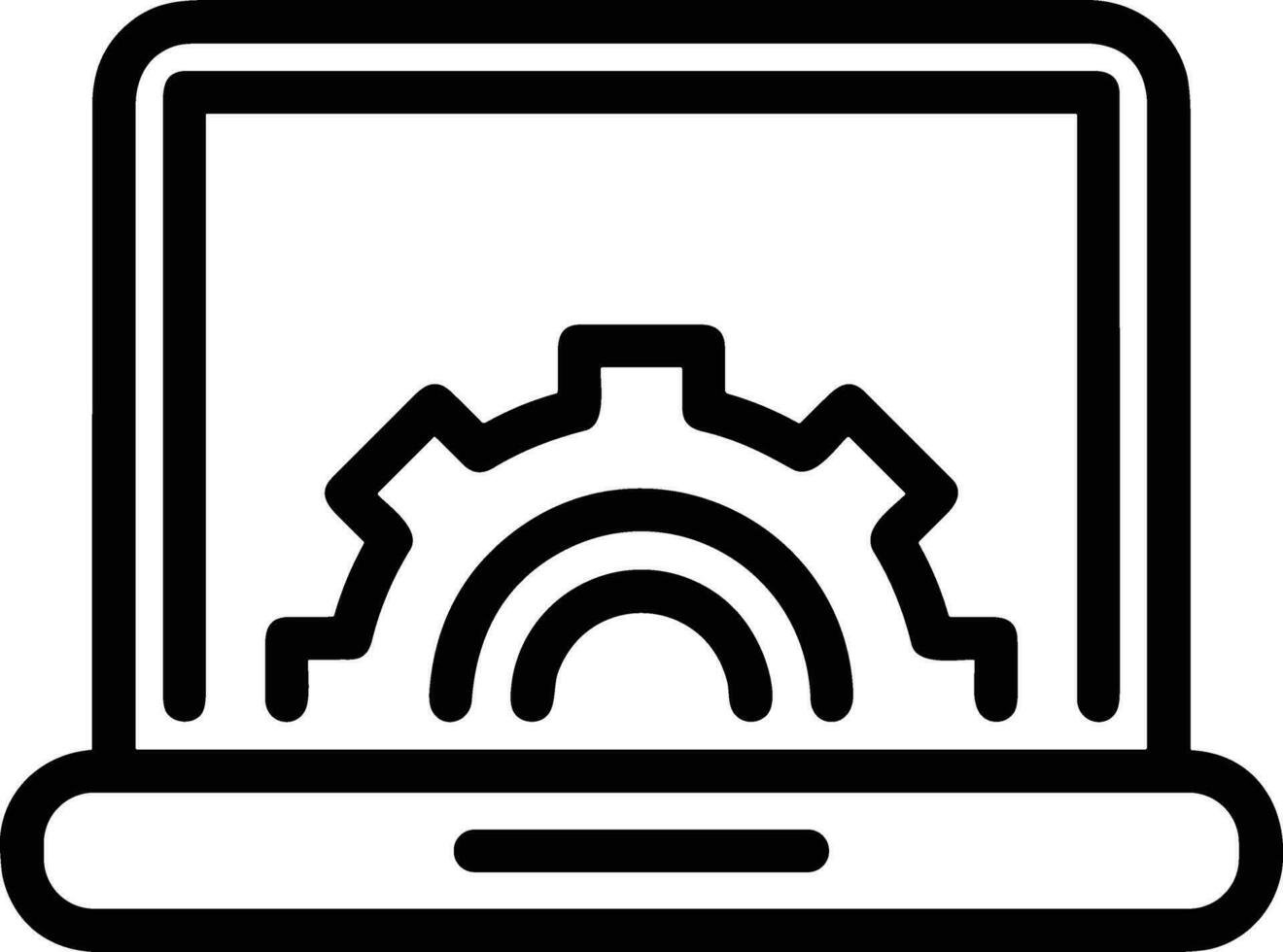 engrenagem configuração símbolo ícone vetor imagem. ilustração do a industrial roda mecine mecanismo Projeto imagem