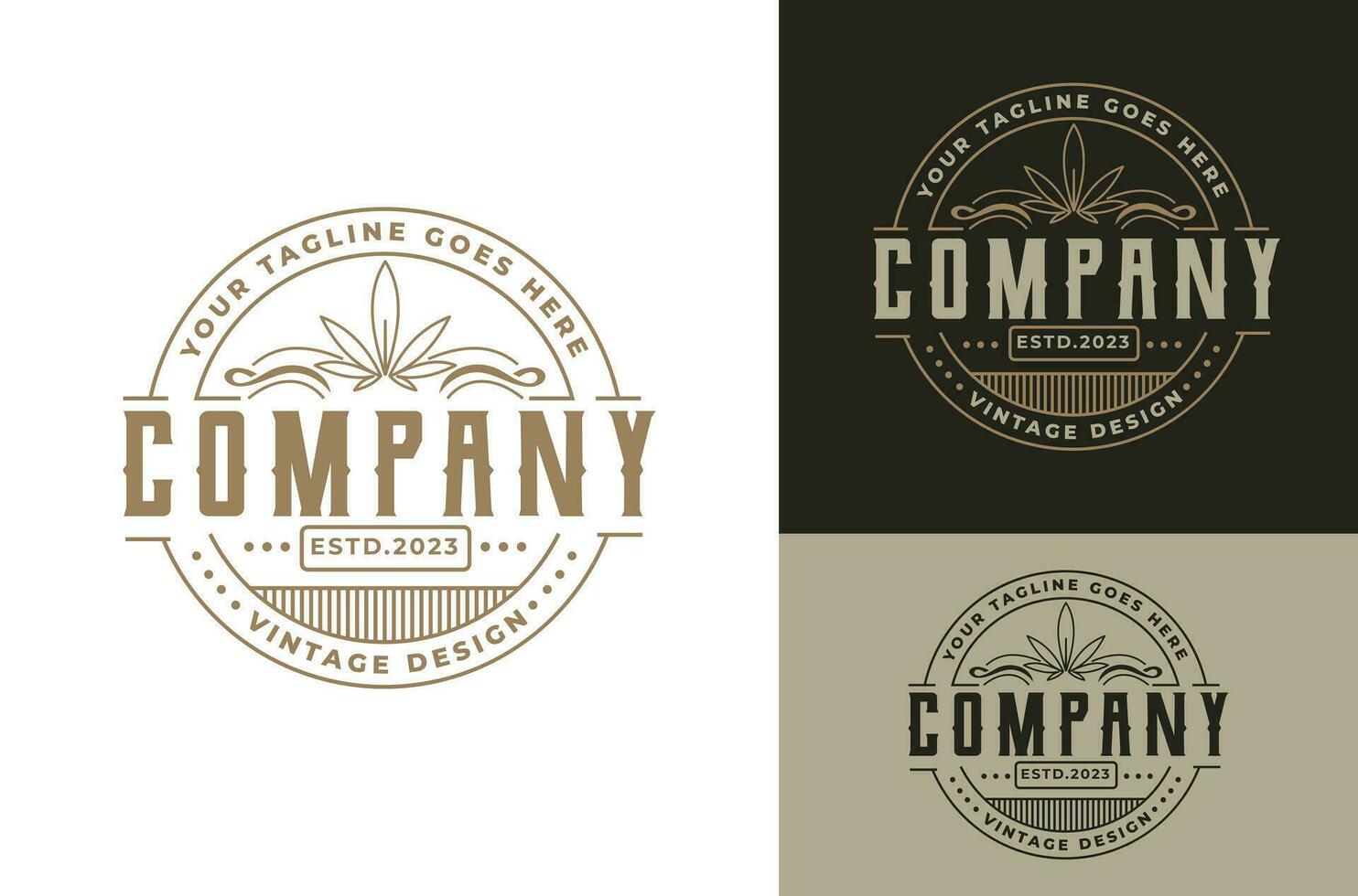 vintage retro clássico cannabis estilo crachá Projeto logotipo projeto, vintage emoldurado logotipo. vintage rótulo. vetor