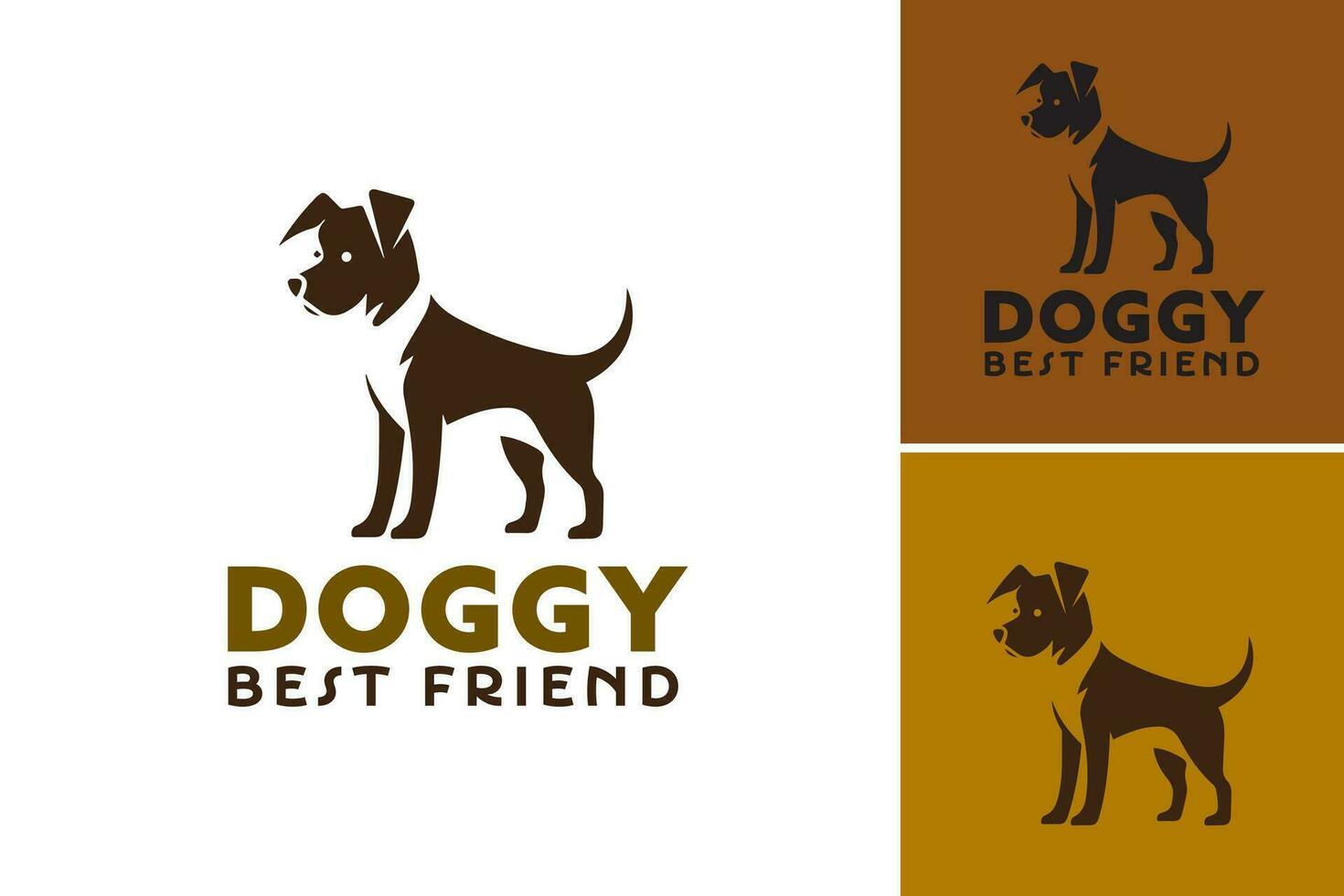 cachorrinho melhor amigo logotipo é uma Projeto de ativos adequado para negócios ou organizações relacionado para cães, animais de estimação, ou animal Cuidado. isto pode estar usava Como uma logotipo para representar uma marca ou companhia este focos vetor