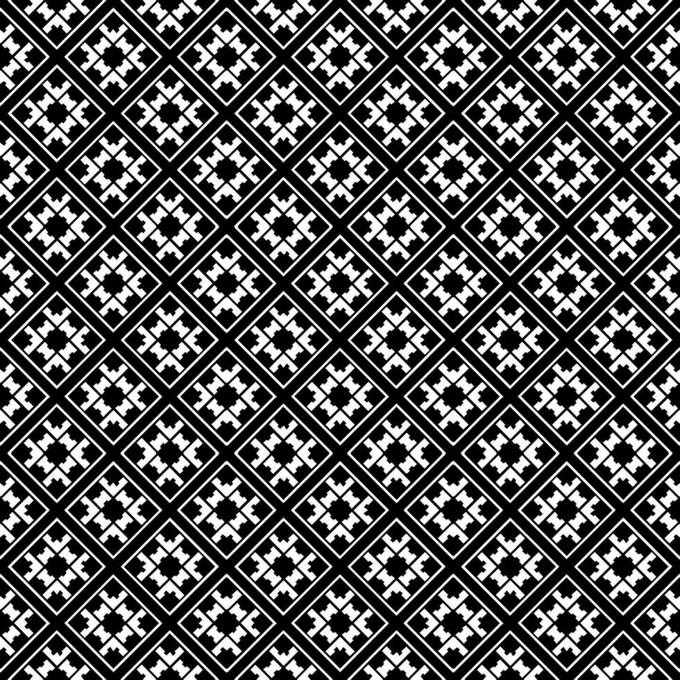 padrão abstrato sem emenda preto e branco. fundo e pano de fundo. design ornamental em tons de cinza. vetor