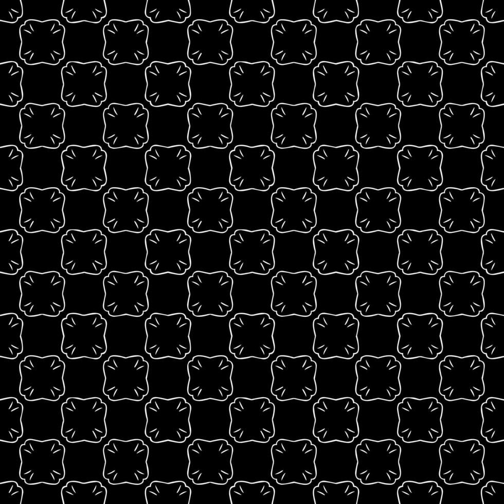 padrão abstrato sem emenda preto e branco. fundo e pano de fundo. design ornamental em tons de cinza. vetor