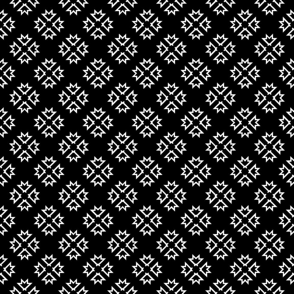 padrão abstrato sem emenda preto e branco. fundo e pano de fundo. design ornamental em tons de cinza. vetor