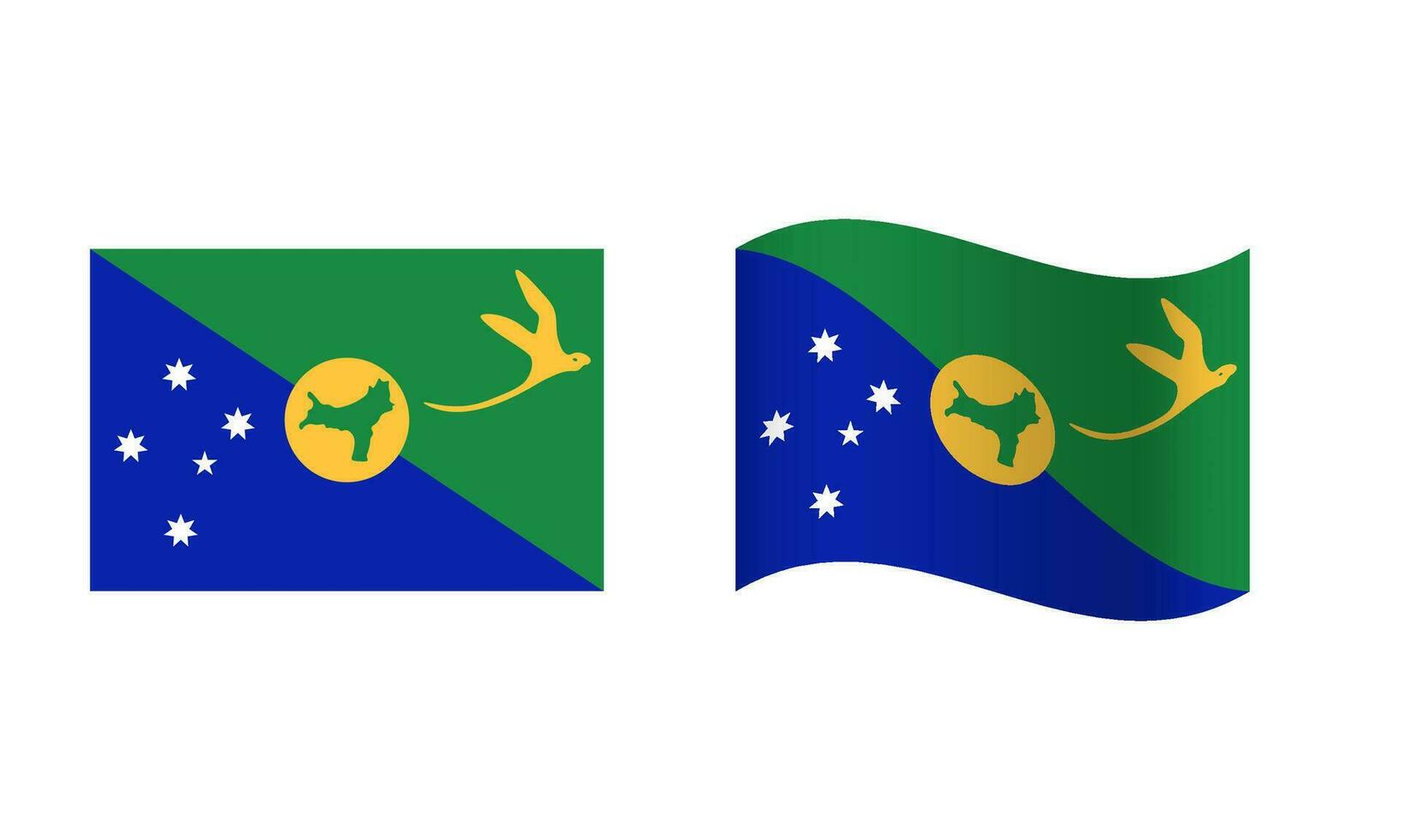 retângulo e onda Natal bandeira ilustração vetor