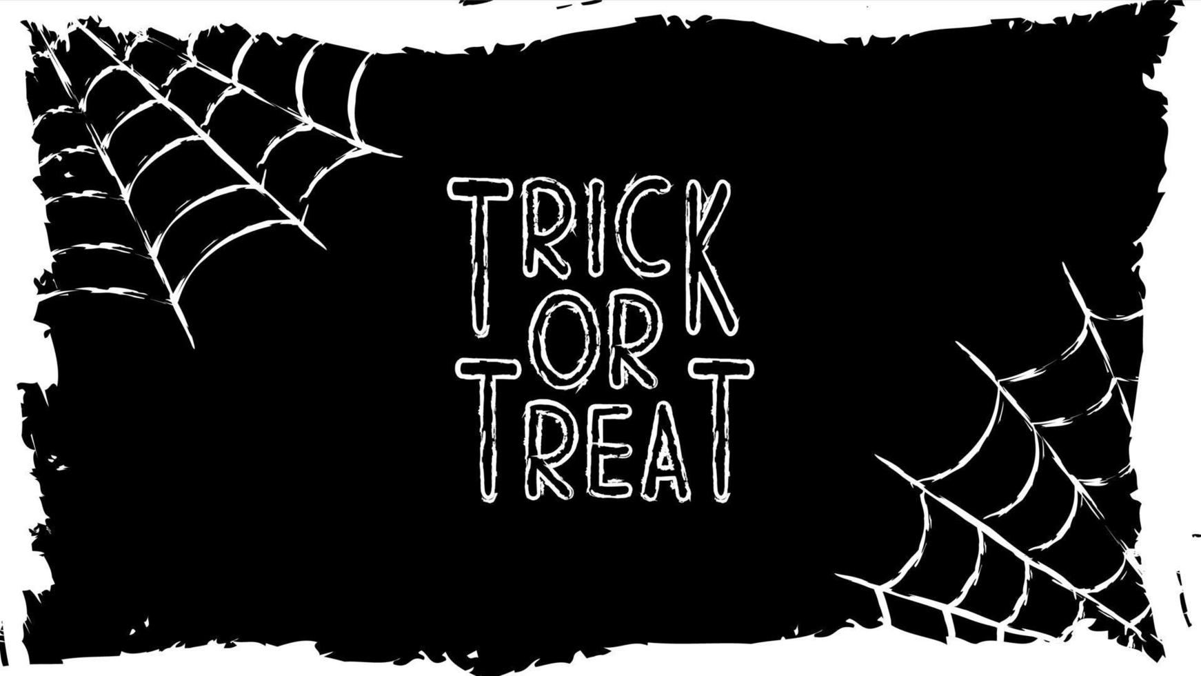 banner de texto com a inscrição. feliz festa de halloween vetor