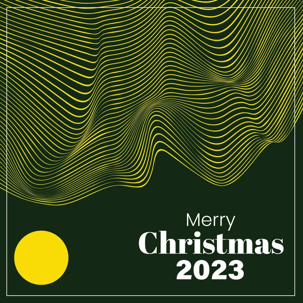 alegre Natal 2023 retro estilo futurista fundo abstrato vetor