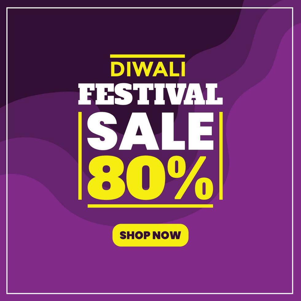 vetor plano Projeto diwali festival venda conceito modelo fundo