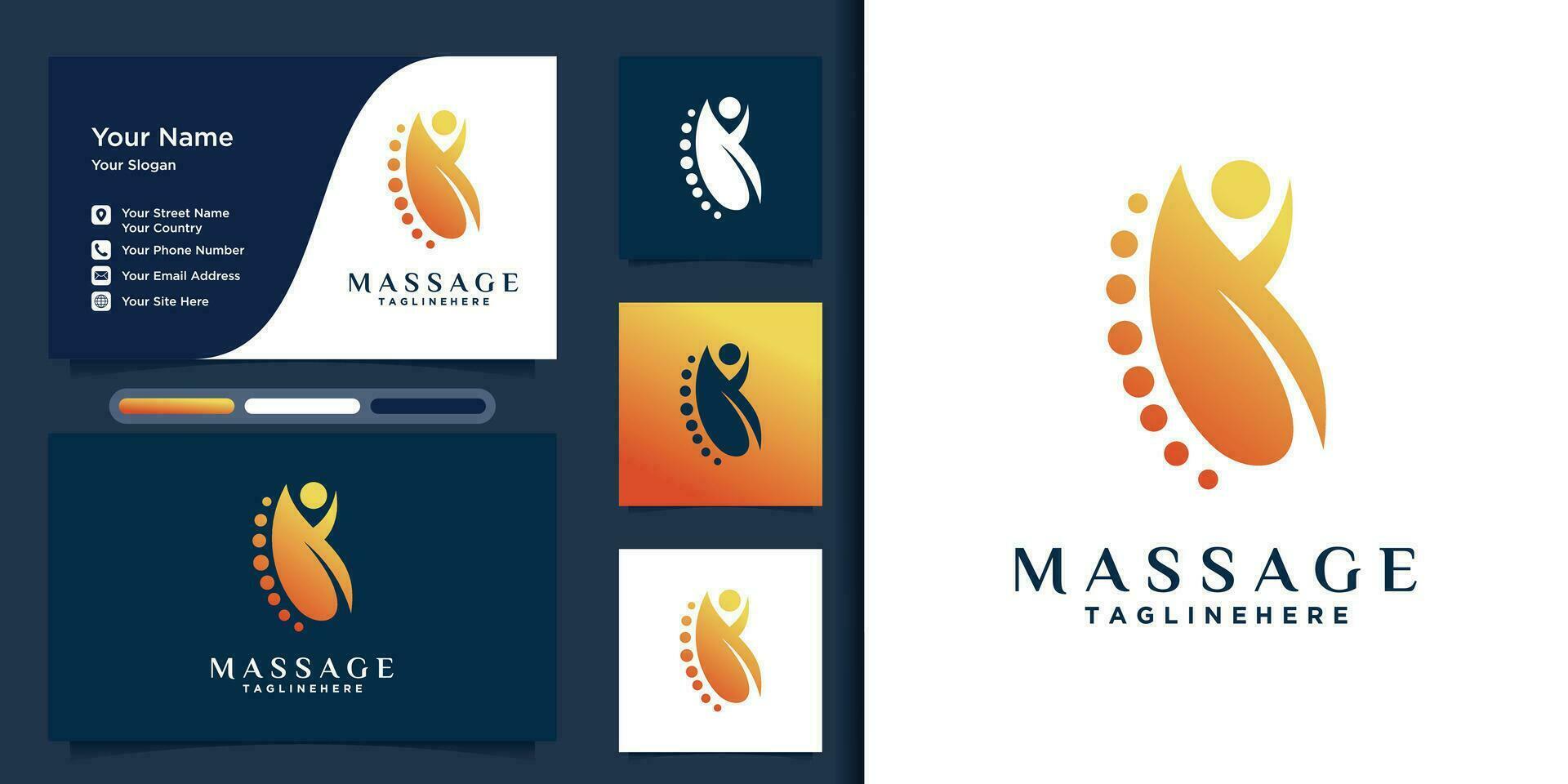 fisioterapia logotipo Projeto modelos criativo conceito Prêmio vetor